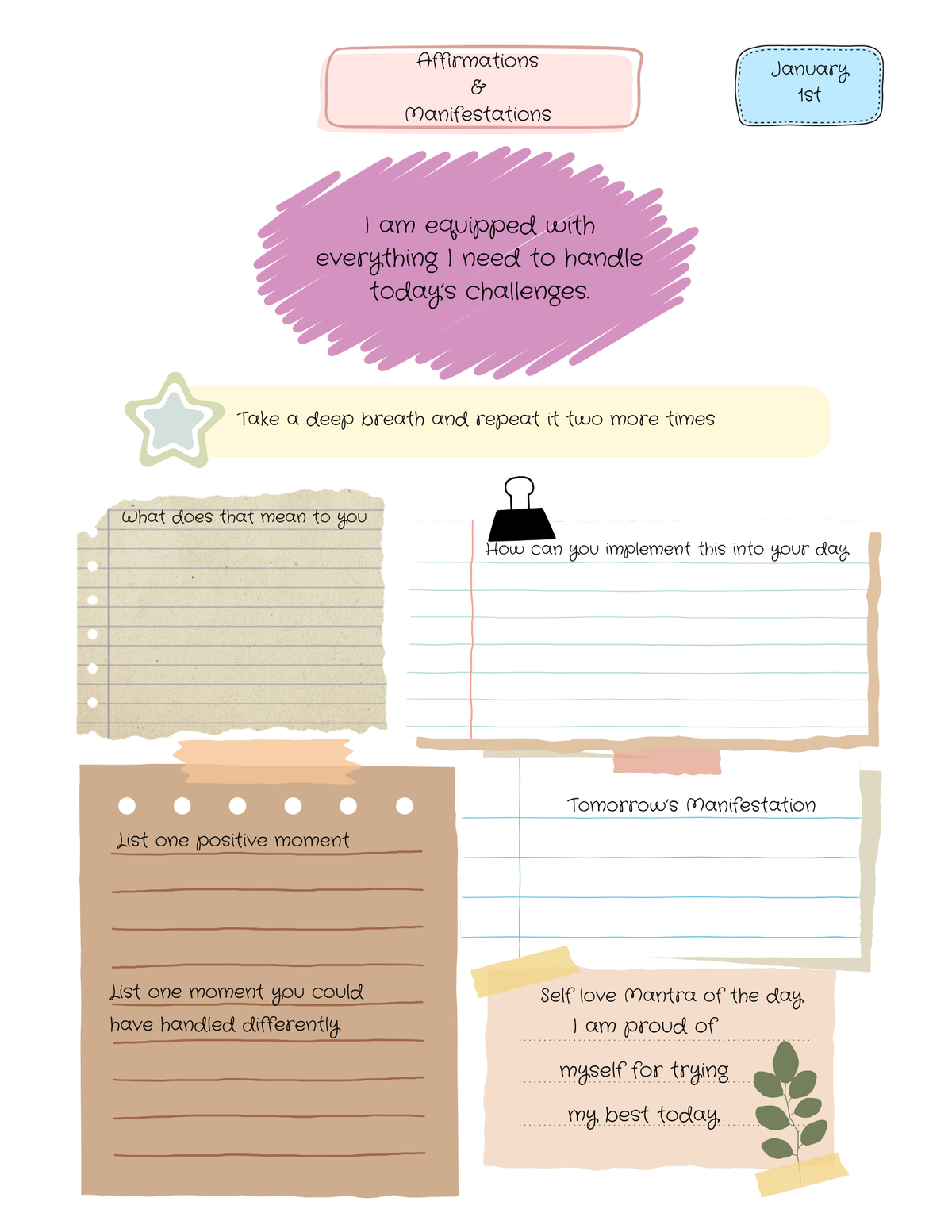 ✨Pre Order✨Affirmations and Manifestations Journal 2027!