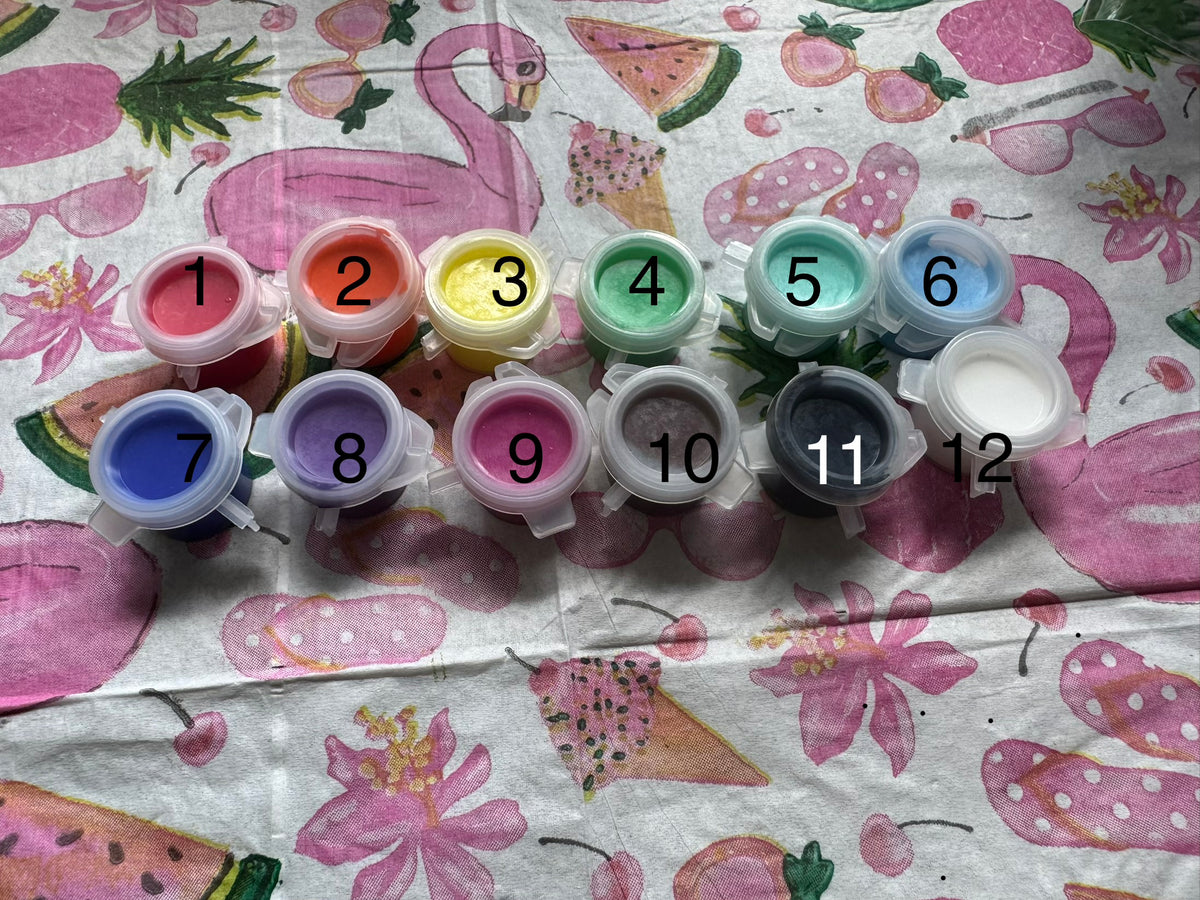 Clay letter ornaments DIY