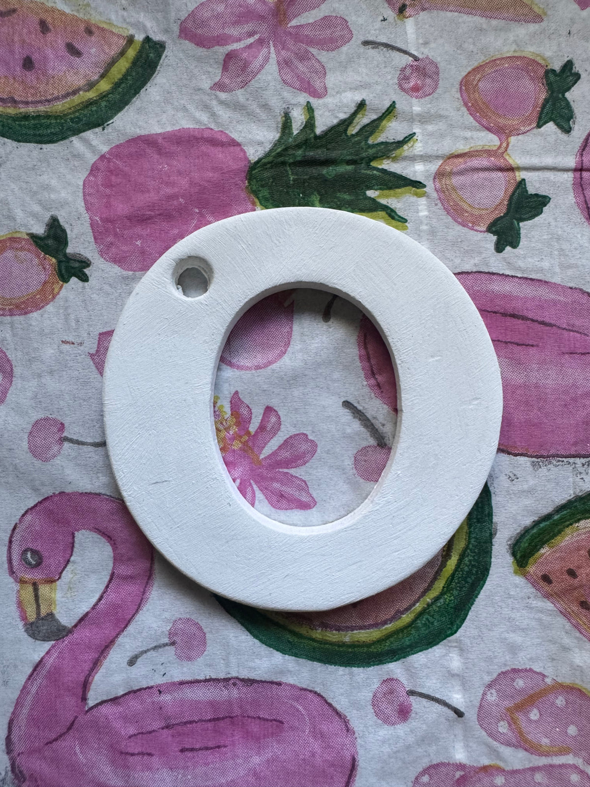 Clay letter ornaments DIY